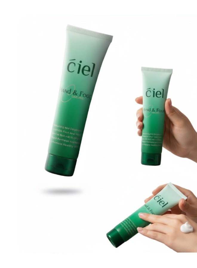 سيل (Ciel) كريم مرطب لليدين والقدمين - تركيبة غنية بـ 10% يوريا لترطيب البشرة شديدة الجفاف والخشونة - سريع الامتصاص ومعزز بالبانثينول والعسل - Image 3